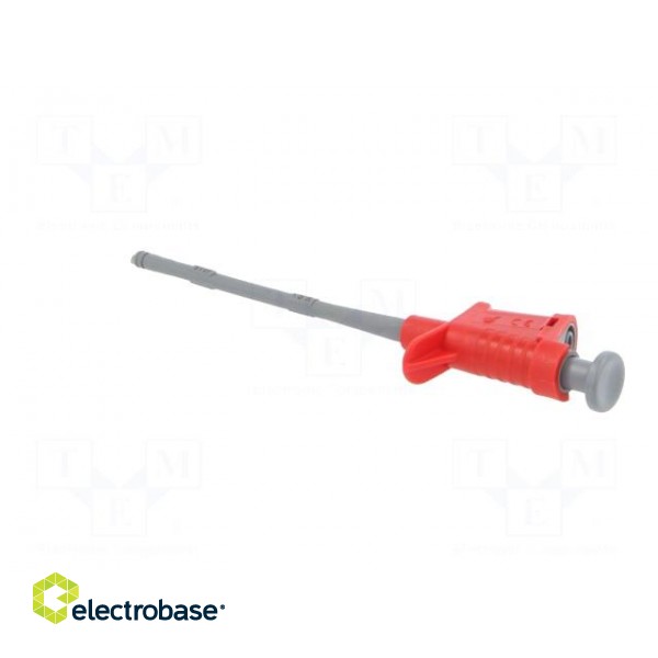 Clip-on probe | hook type | 6A | red | Plating: nickel plated | 4mm image 5