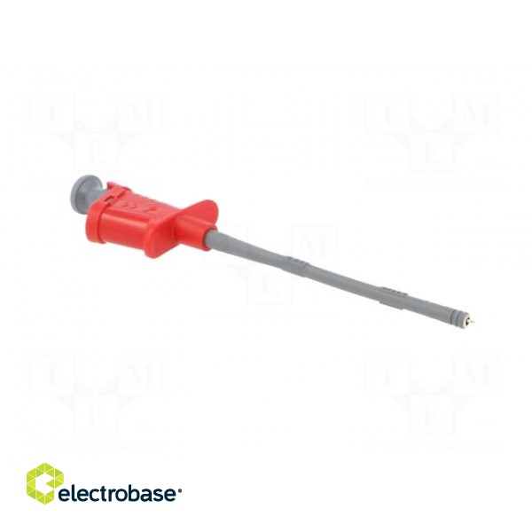 Clip-on probe | hook type | 6A | red | Plating: nickel plated | 4mm image 9