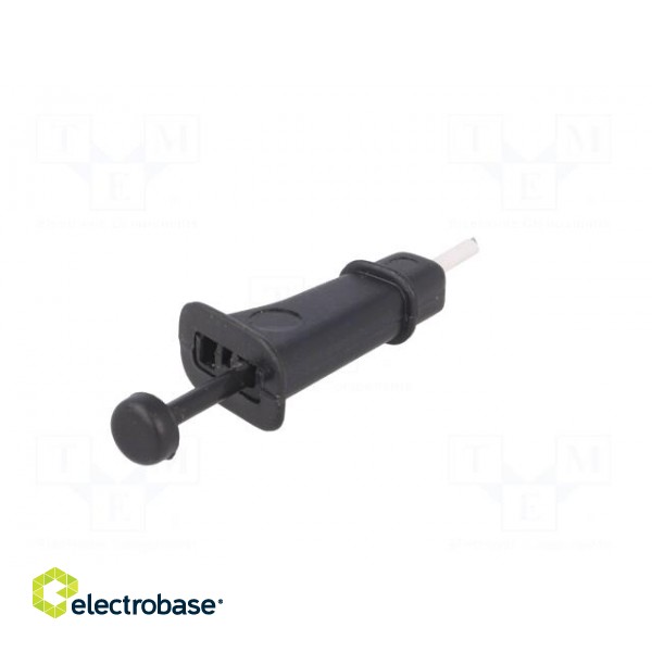 Clip-on probe | hook type | black | Connection: soldered image 7