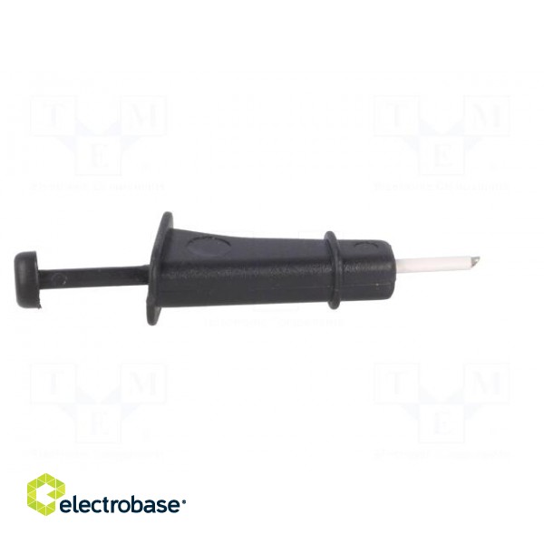 Clip-on probe | hook type | black | Connection: soldered image 8