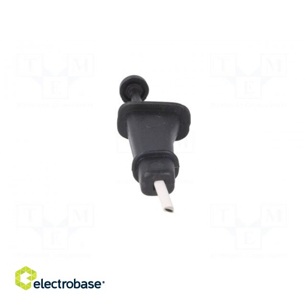 Clip-on probe | hook type | black | Connection: soldered image 10