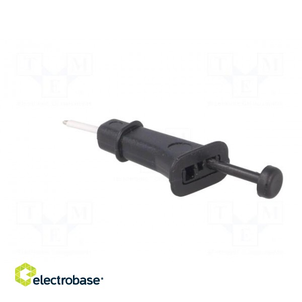Clip-on probe | hook type | black | Connection: soldered image 5