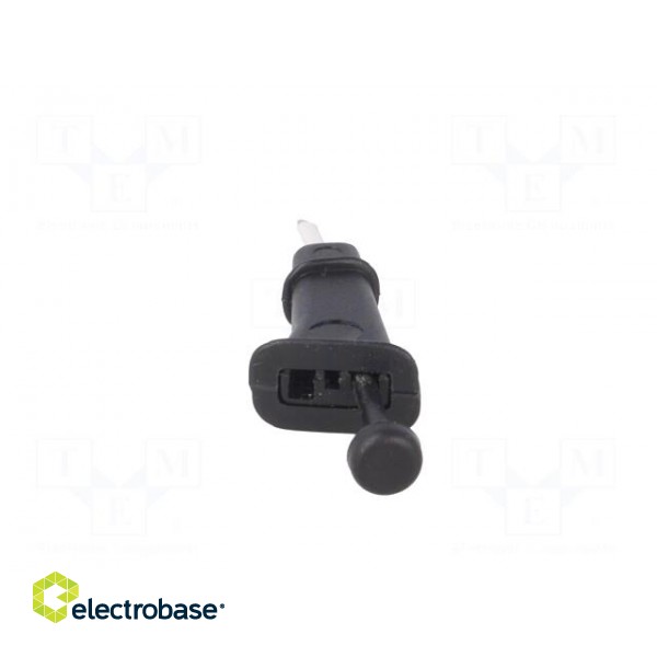 Clip-on probe | hook type | black | Connection: soldered image 6