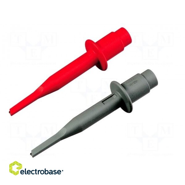 Clip-on probe | hook type | Grip capac: max.2.5mm | 600V