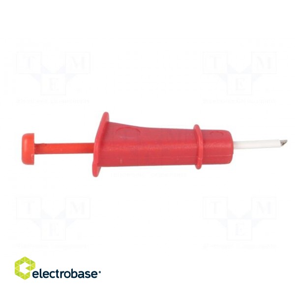 Clip-on probe | hook type | red | Connection: soldered image 8