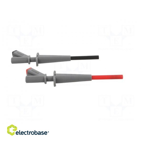 Clip-on probe | pincers type | 10A | 1kVDC | red and black | 4mm image 8