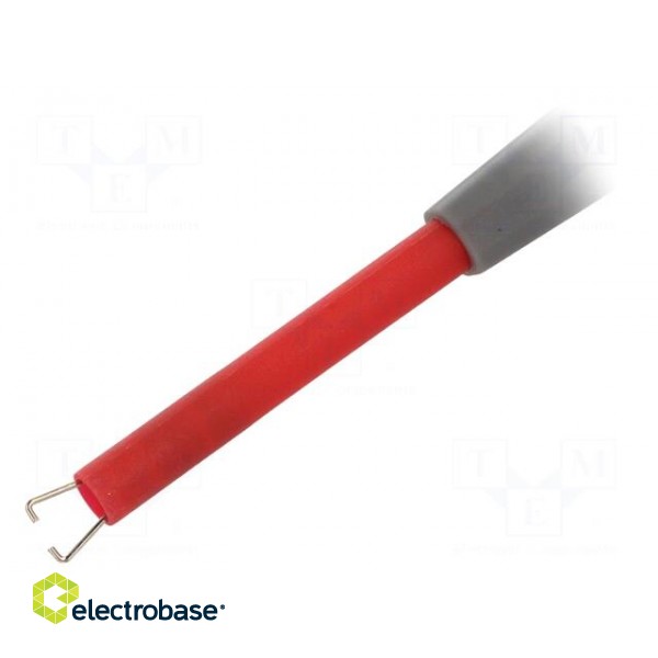 Clip-on probe | pincers type | 10A | 1kVDC | red and black | 4mm image 2