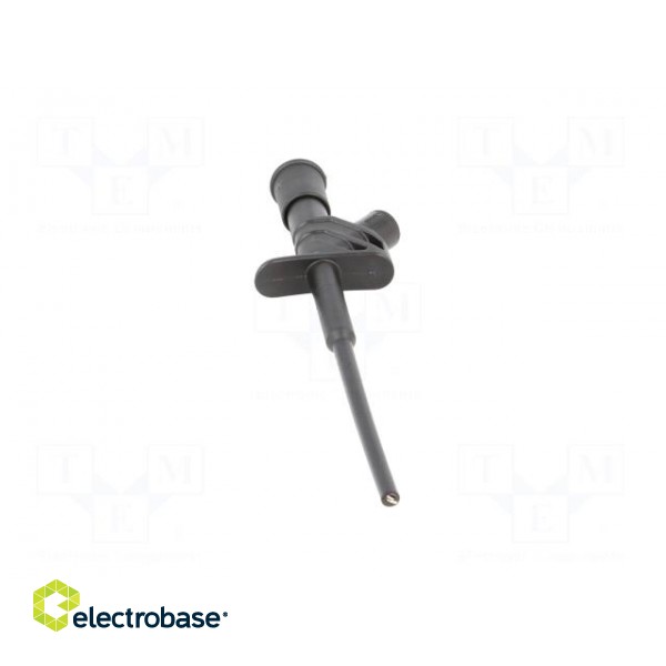 Clip-on probe | pincers type | 10A | black | Grip capac: max.4mm | 4mm image 10