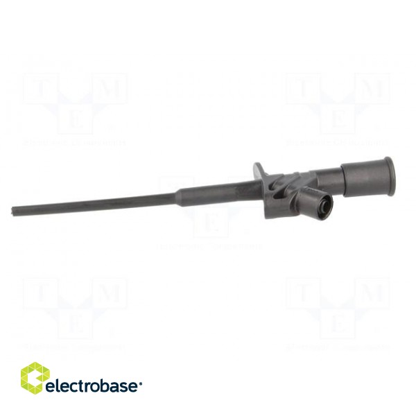 Clip-on probe | pincers type | 10A | black | Grip capac: max.4mm | 4mm image 4