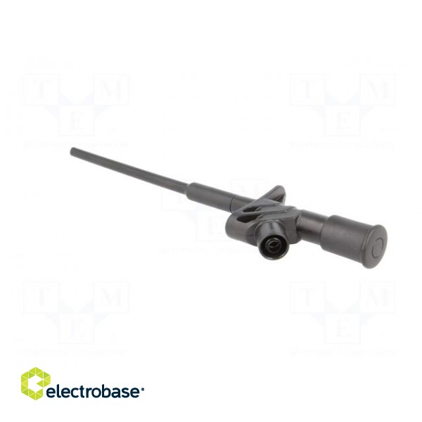 Clip-on probe | pincers type | 10A | black | Grip capac: max.4mm | 4mm фото 5