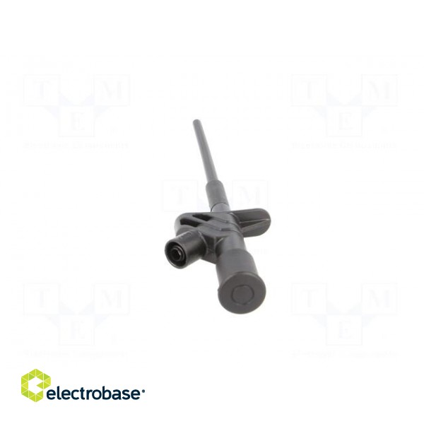 Clip-on probe | pincers type | 10A | black | Grip capac: max.4mm | 4mm фото 6
