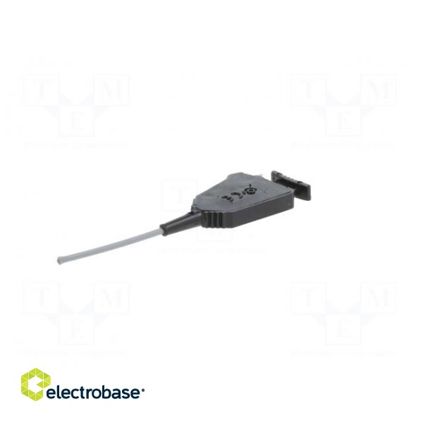 Clip-on probe | pincers type | 1A | 60VDC | black | 0.8mm | 30VAC image 3