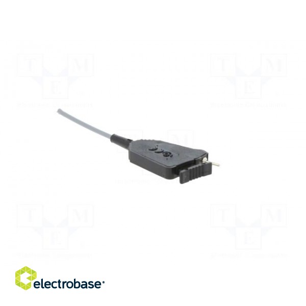 Clip-on probe | pincers type | 1A | 60VDC | black | 0.8mm | 30VAC image 5
