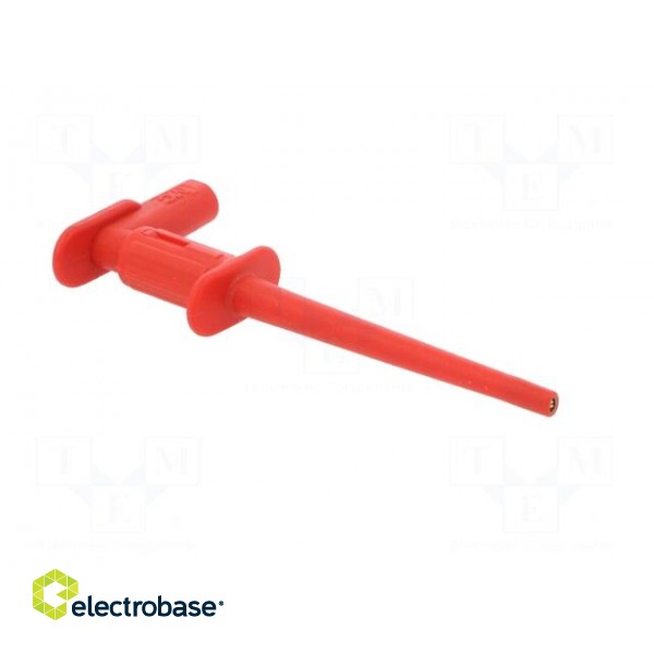 Clip-on probe | crocodile | 1A | red | 300V | 2mm | Overall len: 75mm image 9