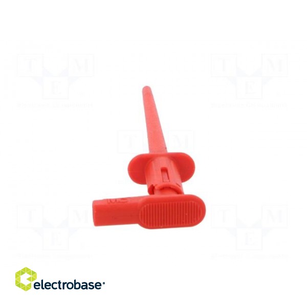 Clip-on probe | crocodile | 1A | red | 300V | 2mm | Overall len: 75mm image 6