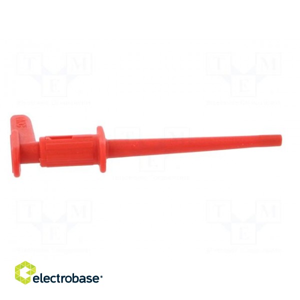 Clip-on probe | crocodile | 1A | red | 300V | 2mm | Overall len: 75mm image 8