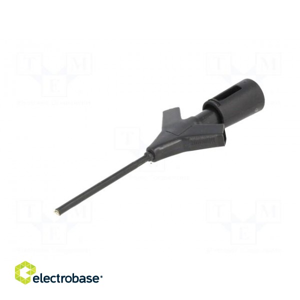 Clip-on probe | pincers type | 2A | 60VDC | black | Grip capac: max.2mm фото 2