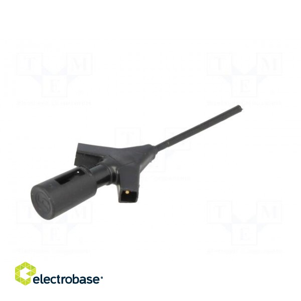 Clip-on probe | pincers type | 2A | 60VDC | black | Grip capac: max.2mm фото 6