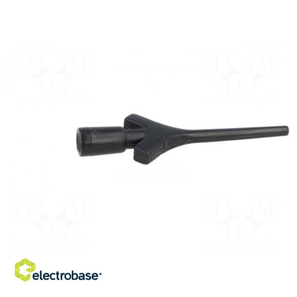 Clip-on probe | pincers type | 2A | 60VDC | black | Grip capac: max.2mm image 7