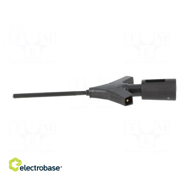 Clip-on probe | pincers type | 2A | 60VDC | black | Grip capac: max.2mm фото 3