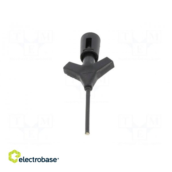Clip-on probe | pincers type | 2A | 60VDC | black | Grip capac: max.2mm фото 9