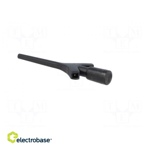 Clip-on probe | pincers type | 2A | 60VDC | black | Grip capac: max.2mm image 4