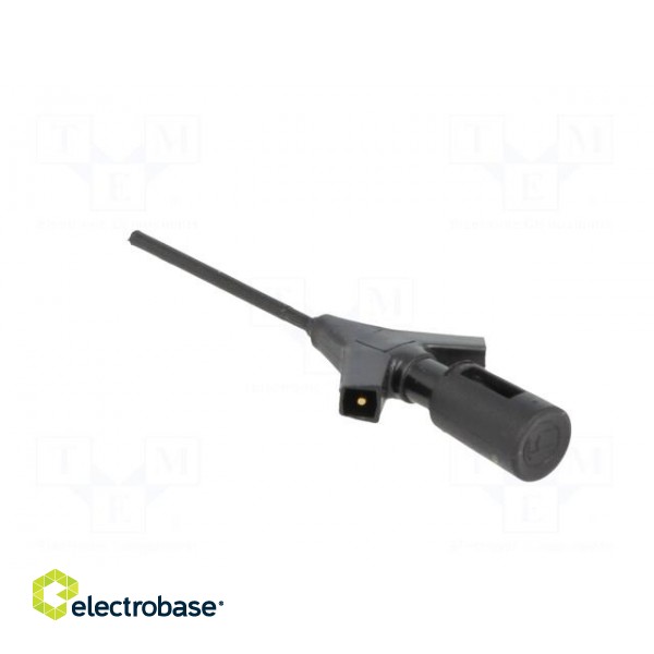 Clip-on probe | pincers type | 2A | 60VDC | black | Grip capac: max.2mm фото 4