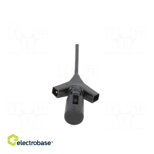 Clip-on probe | pincers type | 2A | 60VDC | black | Grip capac: max.2mm фото 5