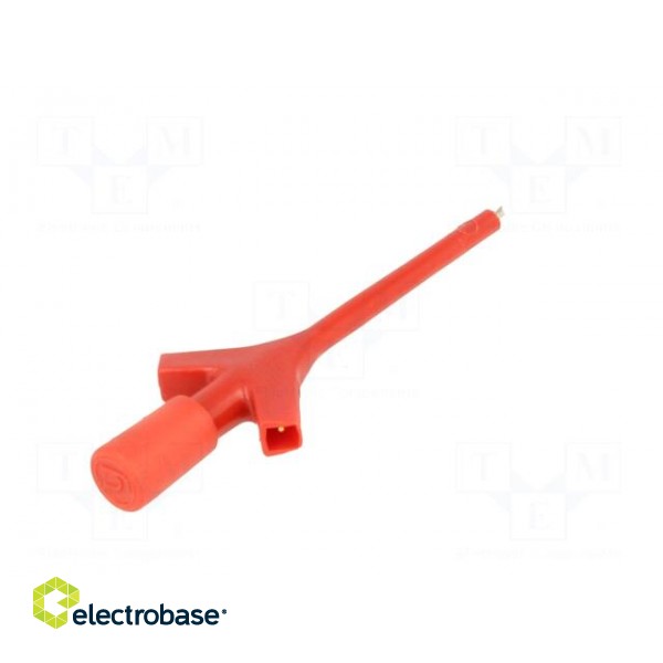Clip-on probe | pincers type | 2A | 60VDC | red | Grip capac: max.3.5mm image 6