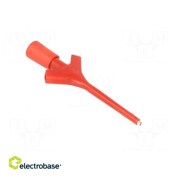 Clip-on probe | pincers type | 2A | 60VDC | red | Grip capac: max.3.5mm image 8