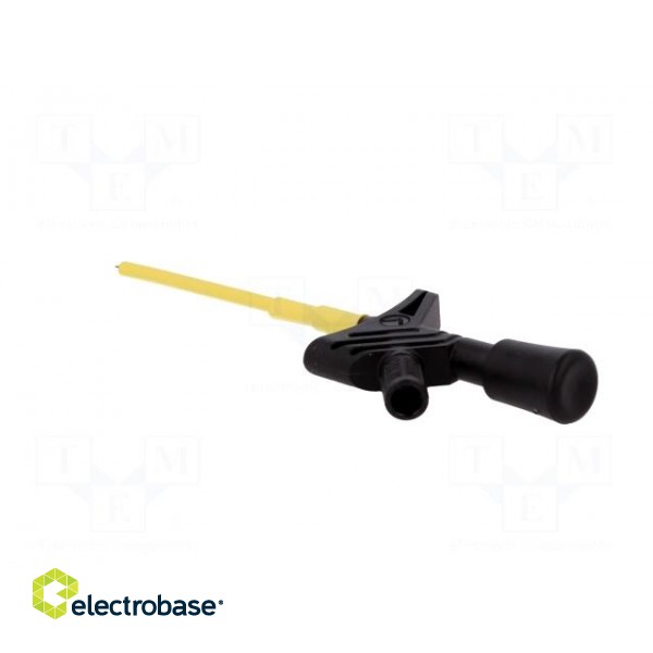 Clip-on probe | pincers type | 3A | black | Grip capac: max.3mm | 2mm фото 5