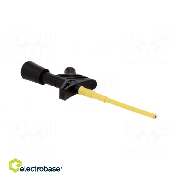 Clip-on probe | pincers type | 3A | black | Grip capac: max.3mm | 2mm фото 9