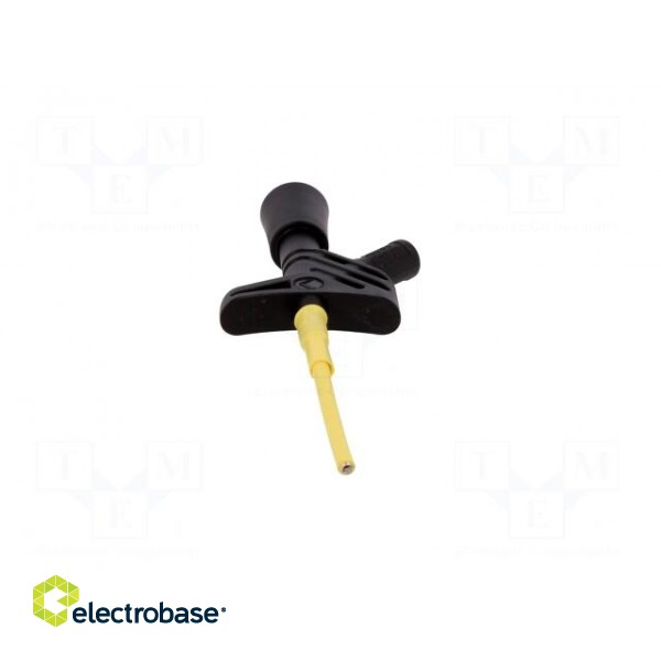 Clip-on probe | pincers type | 3A | black | Grip capac: max.3mm | 2mm фото 10
