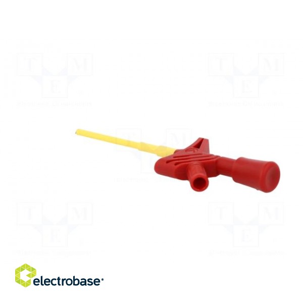 Clip-on probe | pincers type | 3A | red | Grip capac: max.3mm | 2mm image 5