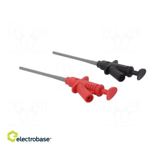 Clip-on probe | pincers type | 5A | 165mm | banana 4mm socket image 5
