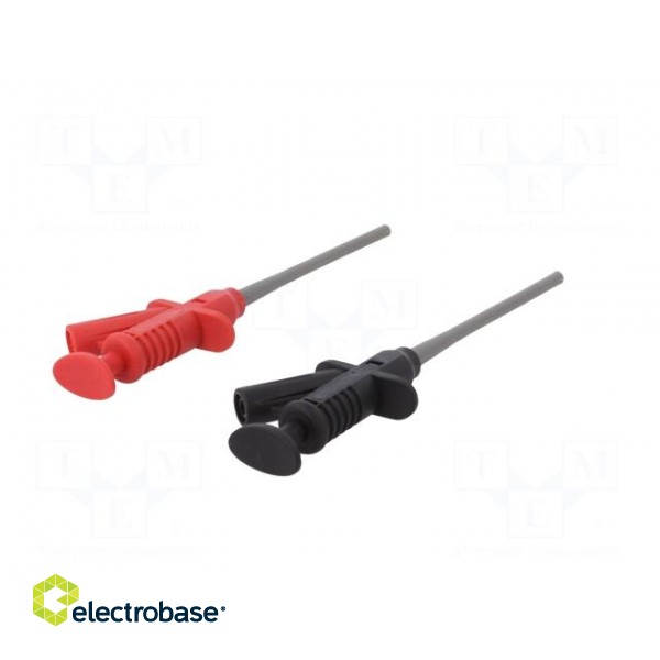 Clip-on probe | pincers type | 5A | 165mm | banana 4mm socket image 7