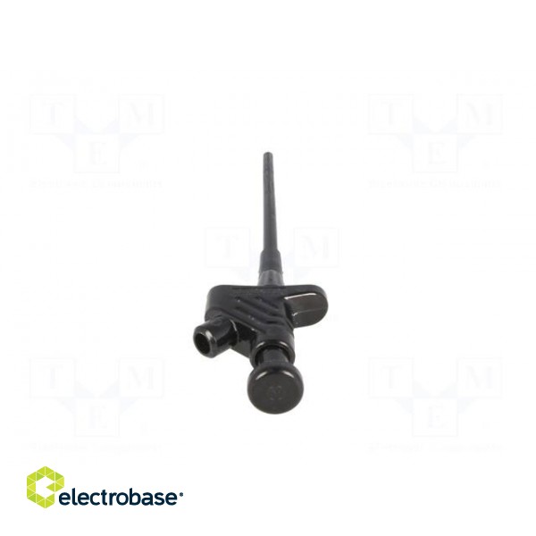 Clip-on probe | pincers type | 60VDC | black | 4mm | Overall len: 158mm image 5