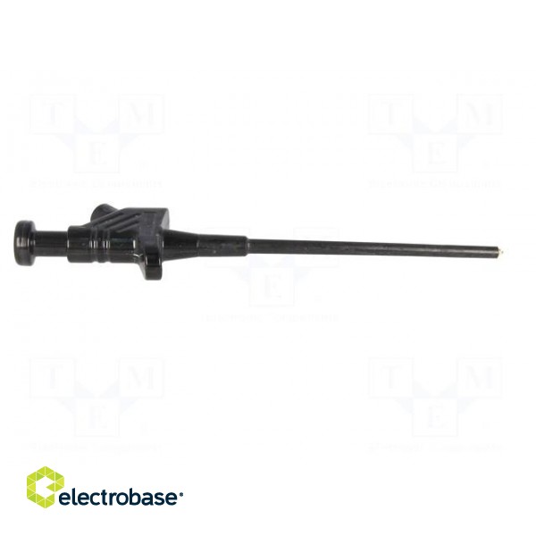 Clip-on probe | pincers type | 60VDC | black | 4mm | Overall len: 158mm image 7