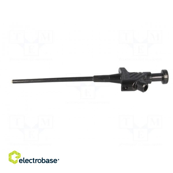 Clip-on probe | pincers type | 60VDC | black | 4mm | Overall len: 158mm image 3