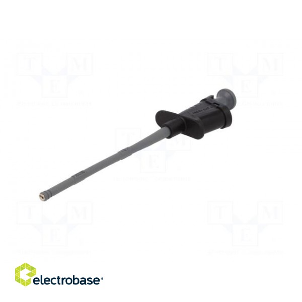 Clip-on probe | crocodile | 6A | black | Plating: nickel plated | 4mm image 3