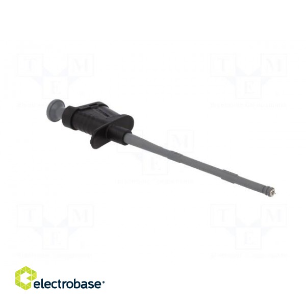 Clip-on probe | crocodile | 6A | black | Plating: nickel plated | 4mm image 9