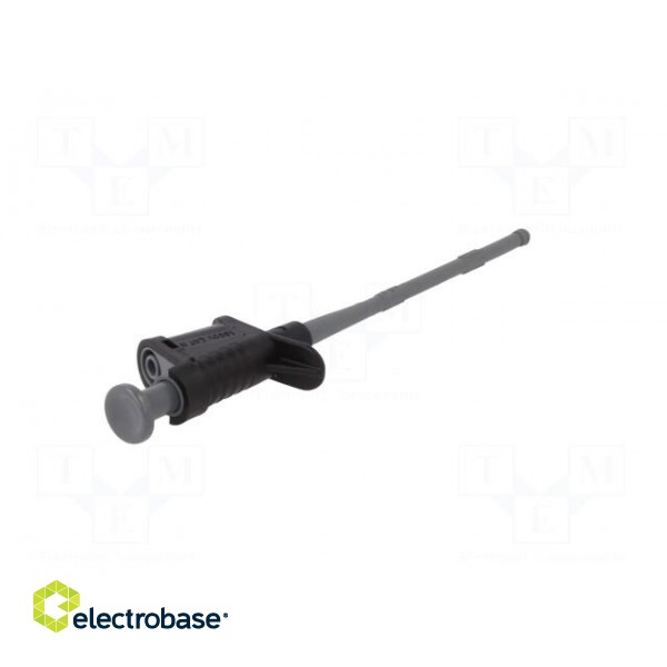Clip-on probe | pincers type | 6A | black | Plating: nickel plated image 7