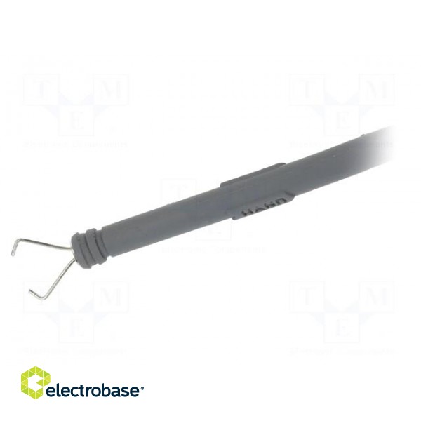 Clip-on probe | pincers type | 6A | green | Grip capac: max.4.5mm image 2