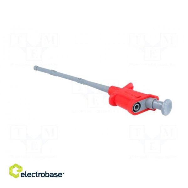 Clip-on probe | pincers type | 6A | red | Grip capac: max.4.5mm | 1000V image 5