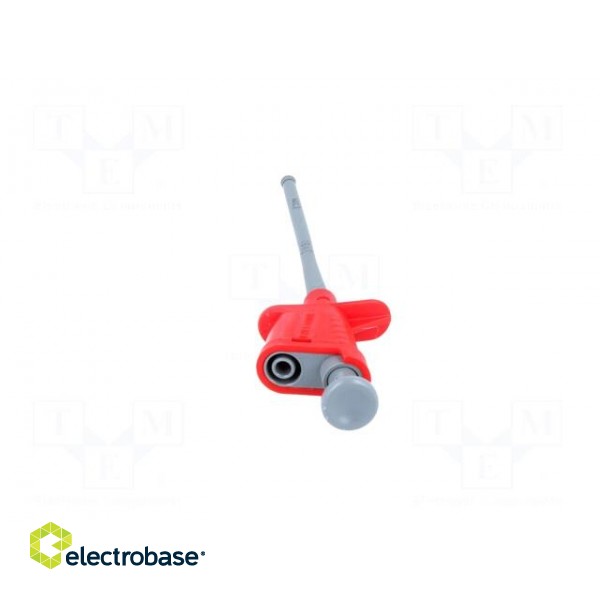 Clip-on probe | pincers type | 6A | red | Grip capac: max.4.5mm | 1000V image 6
