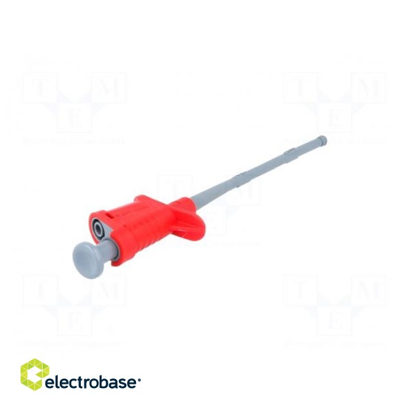 Clip-on probe | pincers type | 6A | red | Grip capac: max.4.5mm | 1000V image 7