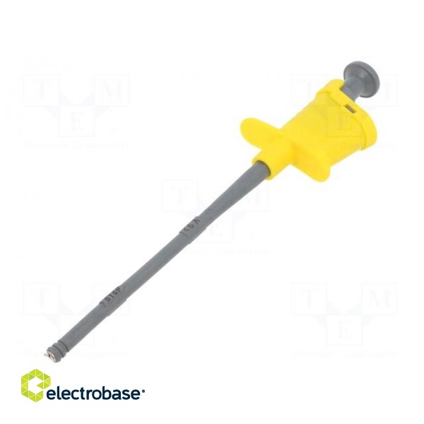 Clip-on probe | pincers type | 6A | yellow | Grip capac: max.4.5mm image 1