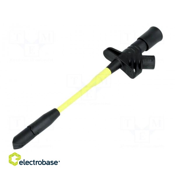 Clip-on probe | with puncturing point | 10A | 60VDC | black | 4mm | 80MΩ image 1