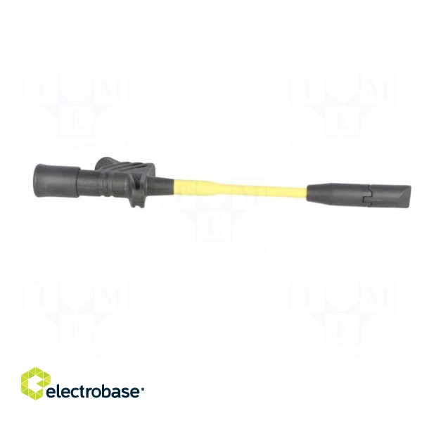 Clip-on probe | with puncturing point | 10A | 60VDC | black | 4mm | 80MΩ image 8