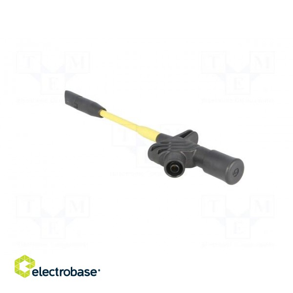 Clip-on probe | with puncturing point | 10A | 60VDC | black | 4mm | 80MΩ image 5